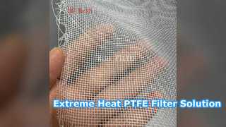 حل مقاوم للأحماض بقماش مرشح PTFE لدرجات الحرارة العالية